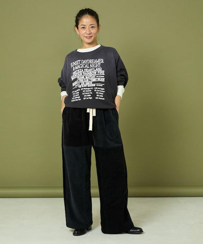 漸變印花蝙蝠袖衛衣