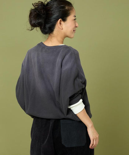 漸變印花蝙蝠袖衛衣