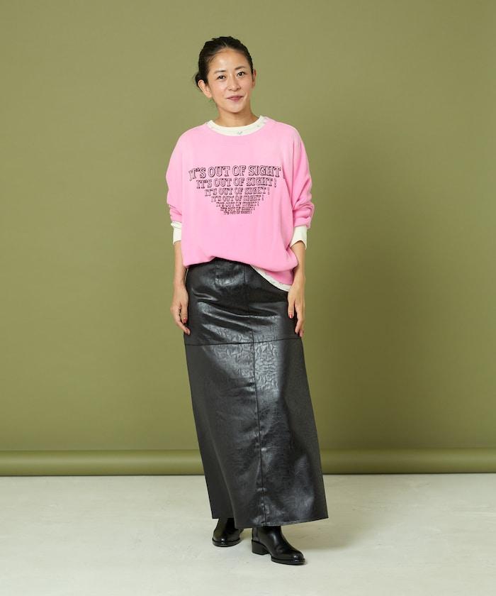 漸變印花蝙蝠袖衛衣