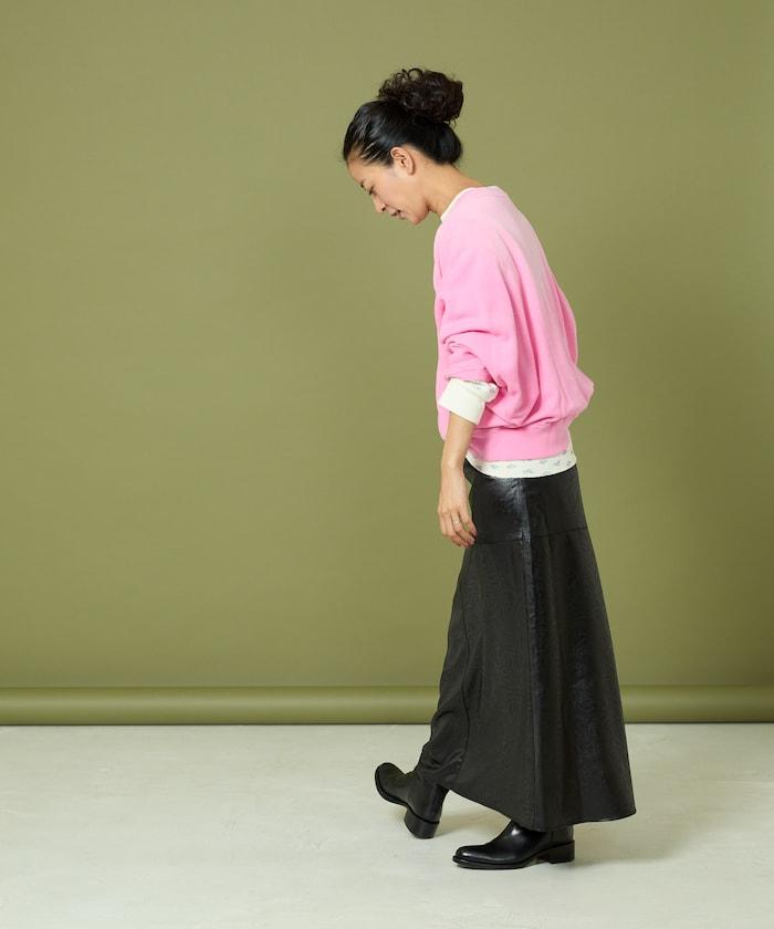 重磅緞面半身裙