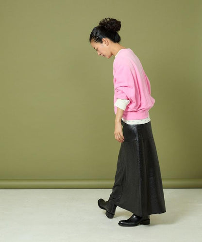 重磅緞面半身裙