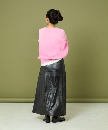 重磅緞面半身裙