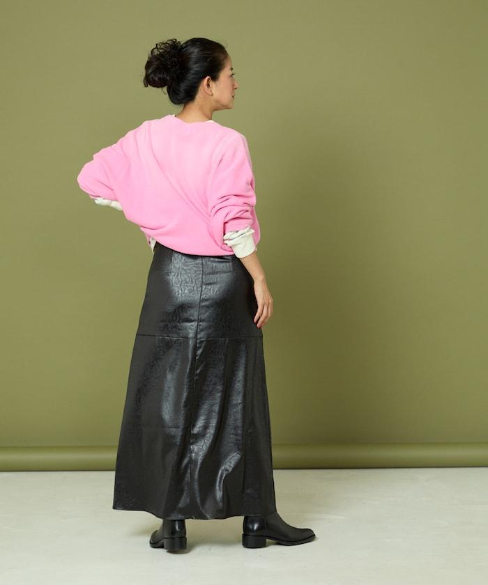 重磅緞面半身裙