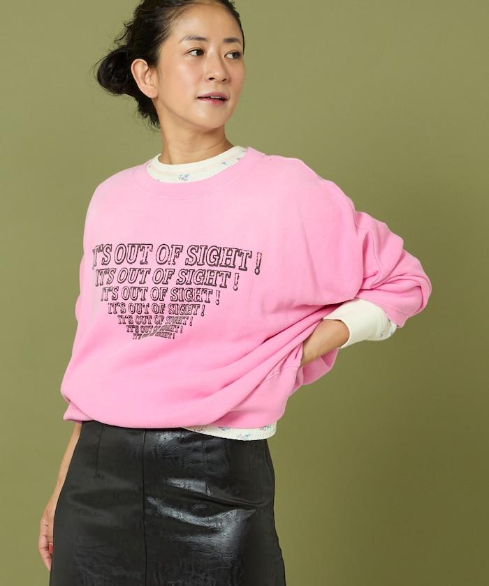 漸變印花蝙蝠袖衛衣