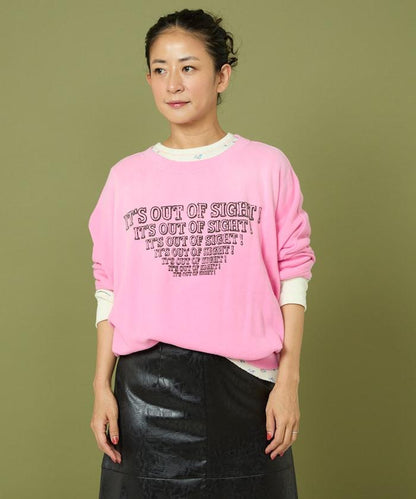 漸變印花蝙蝠袖衛衣