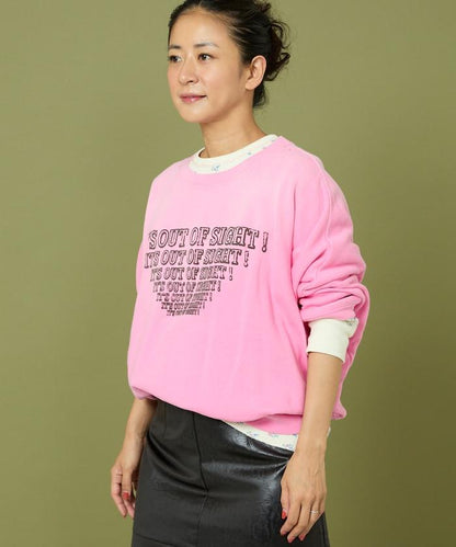 漸變印花蝙蝠袖衛衣