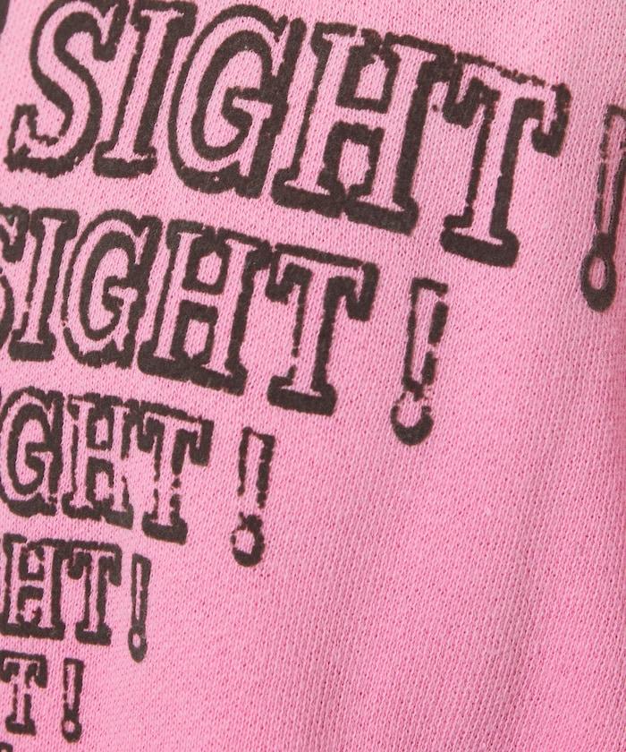 漸變印花蝙蝠袖衛衣