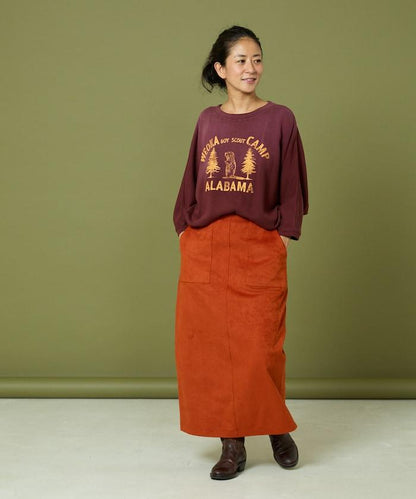 漸變印花蝙蝠袖衛衣