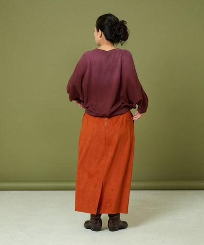 漸變印花蝙蝠袖衛衣