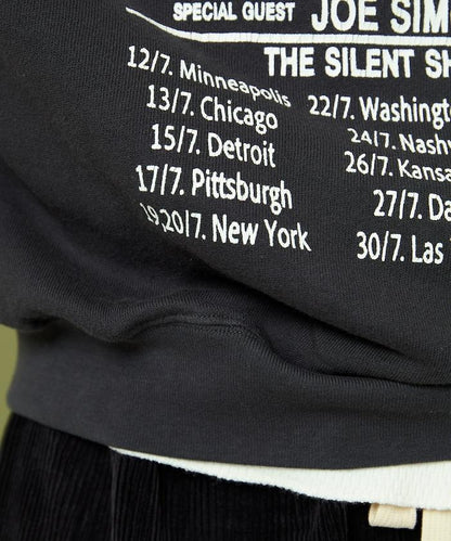 漸變印花蝙蝠袖衛衣