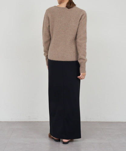 貉毛荷葉邊開衫