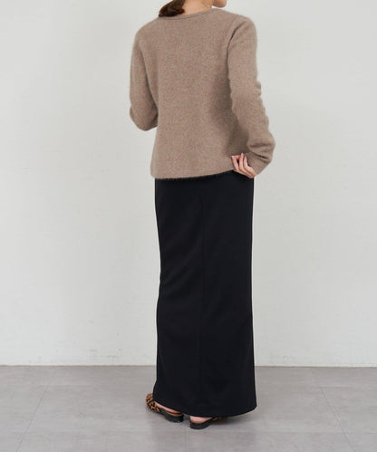 貉毛荷葉邊開衫