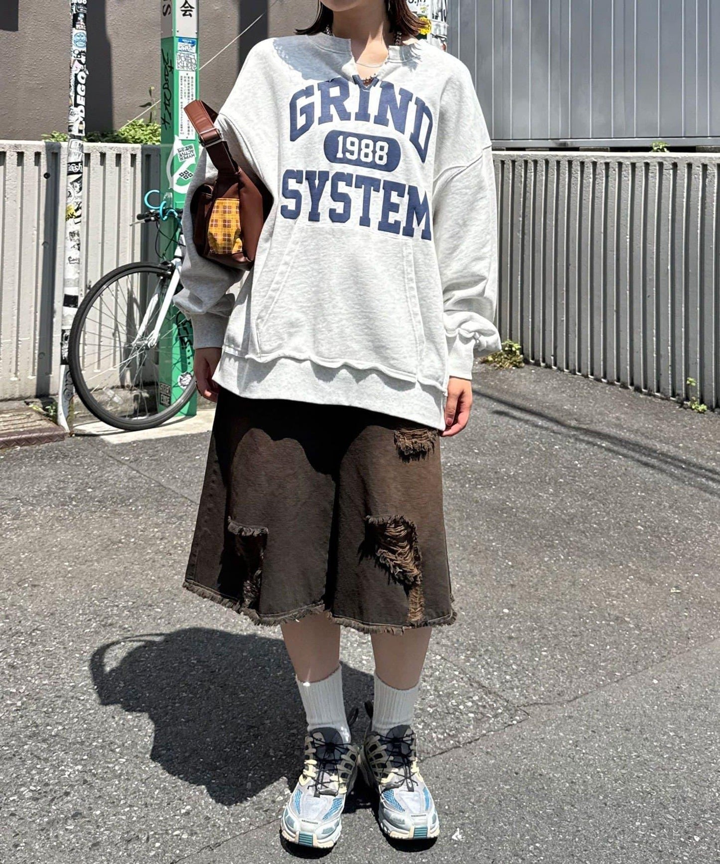 寬鬆學院風開衫衛衣