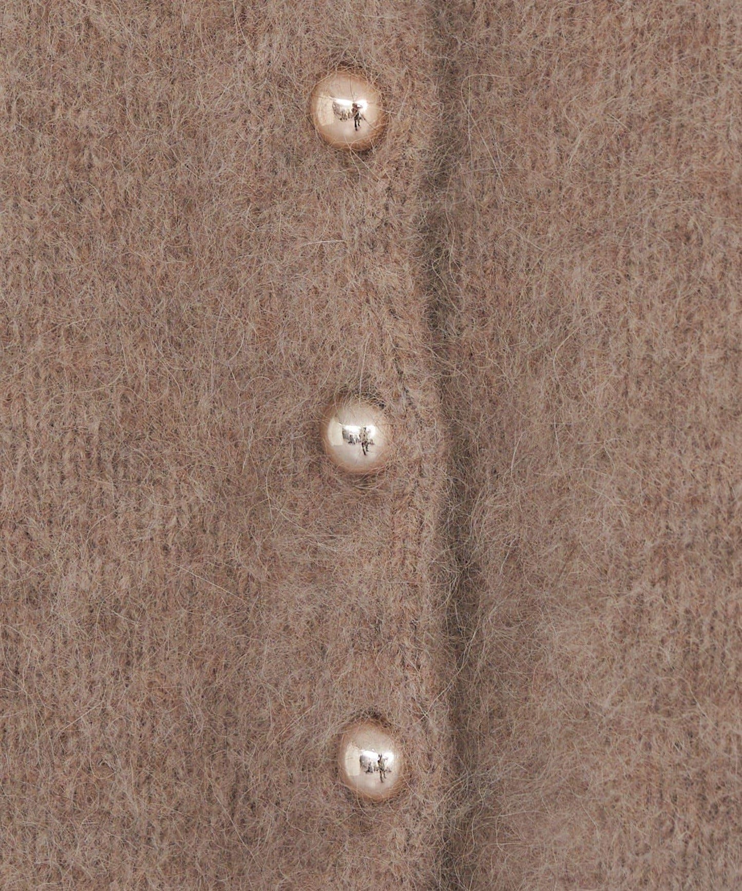 貉毛荷葉邊開衫