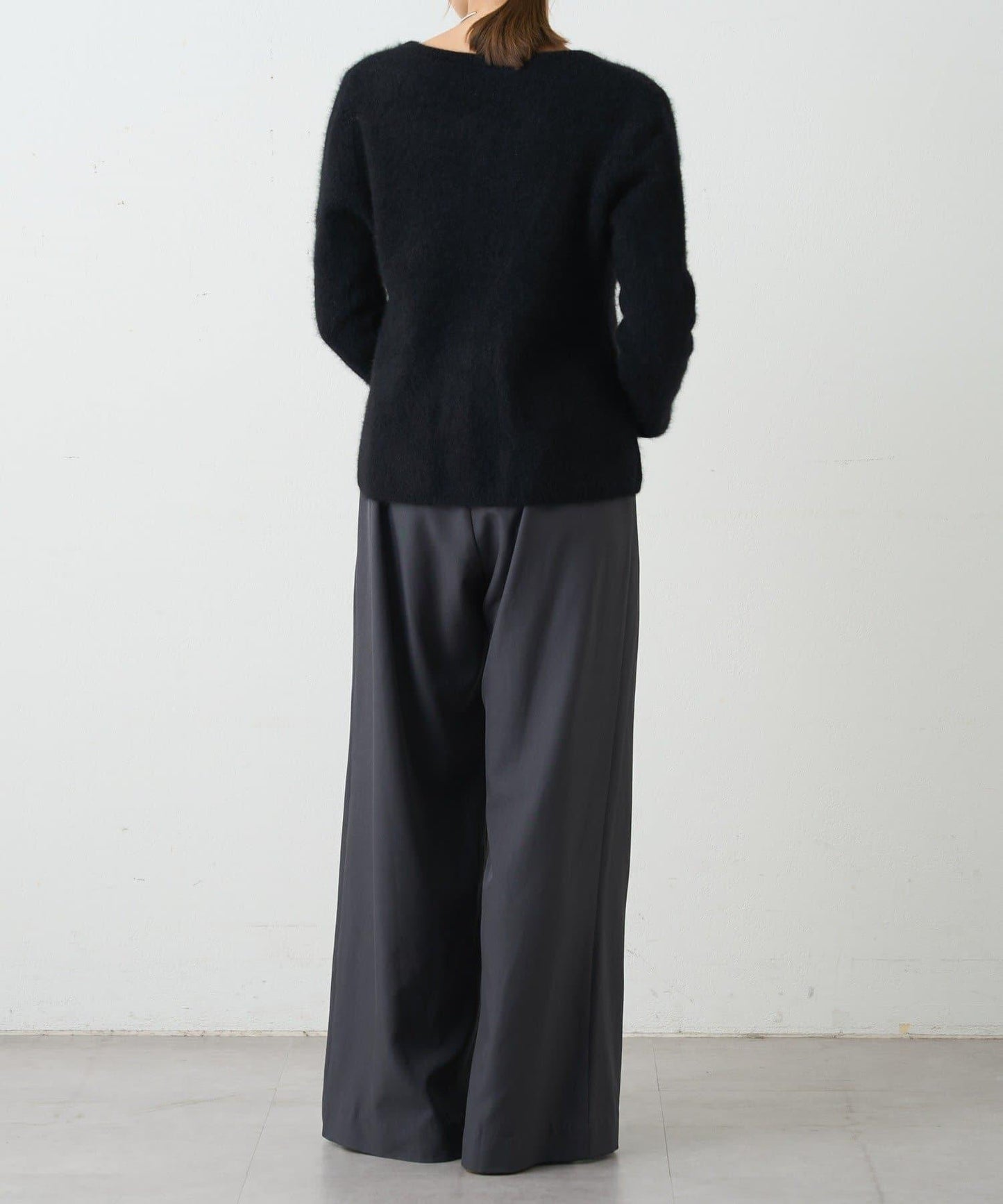 貉毛荷葉邊開衫