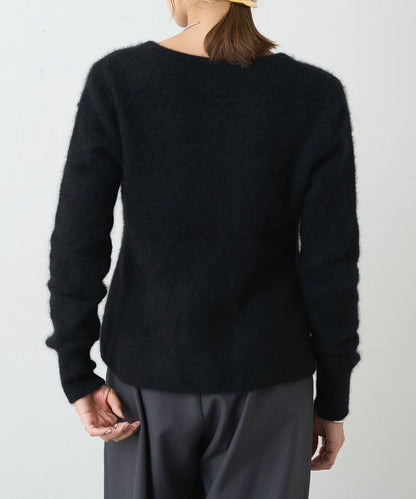 貉毛荷葉邊開衫