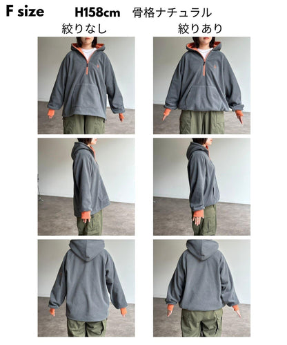 【U.S. POLO ASSN.】抓絨半拉鍊衛衣