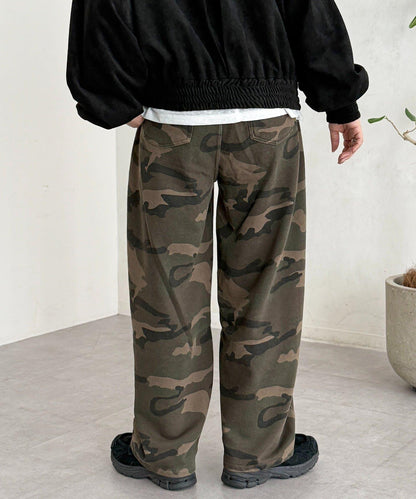 加絨彎曲運動褲