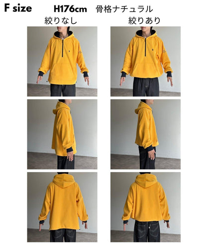 【U.S. POLO ASSN.】抓絨半拉鍊衛衣