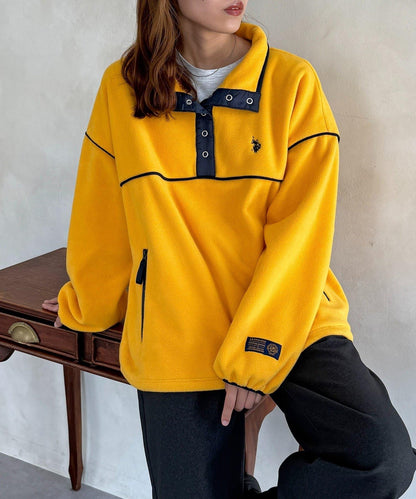 【U.S. POLO ASSN.】抓絨套頭衫