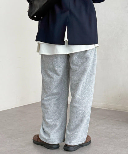 加絨彎曲運動褲