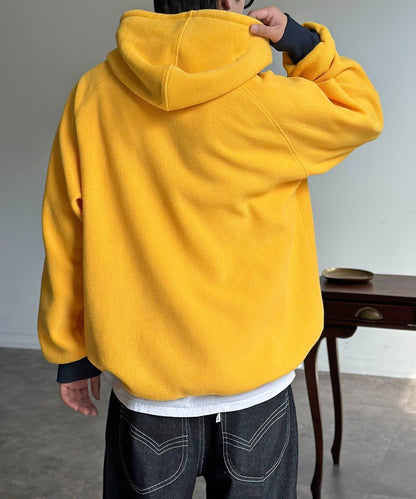 【U.S. POLO ASSN.】抓絨半拉鍊衛衣