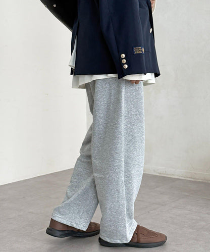 加絨彎曲運動褲