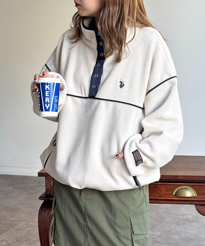 【U.S. POLO ASSN.】抓絨套頭衫