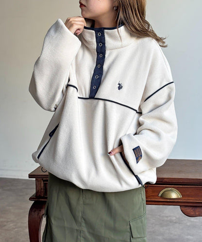 【U.S. POLO ASSN.】抓絨套頭衫