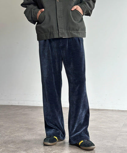 天鵝絨燈芯絨微喇褲