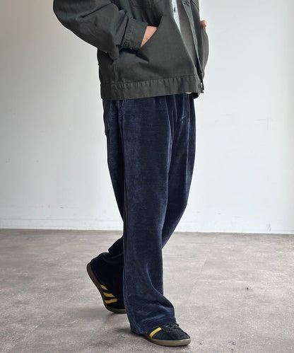 天鵝絨燈芯絨微喇褲