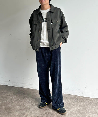 天鵝絨燈芯絨微喇褲