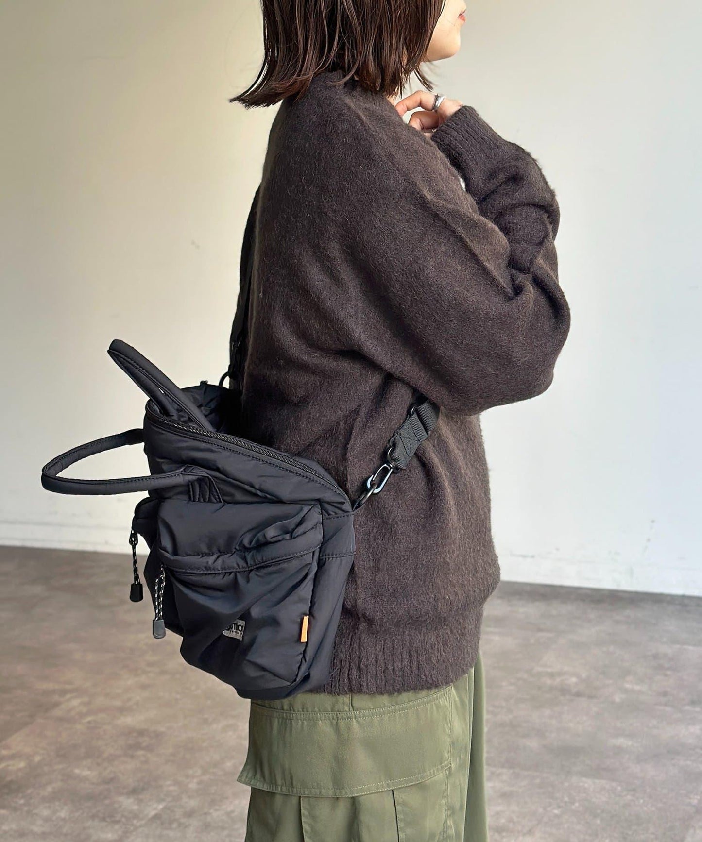 馬海毛混紡長毛針織衫