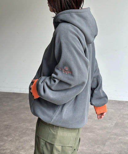 【U.S. POLO ASSN.】抓絨半拉鍊衛衣