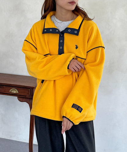 【U.S. POLO ASSN.】抓絨套頭衫