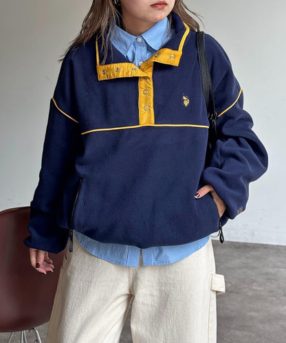 【U.S. POLO ASSN.】抓絨套頭衫