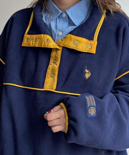 【U.S. POLO ASSN.】抓絨套頭衫