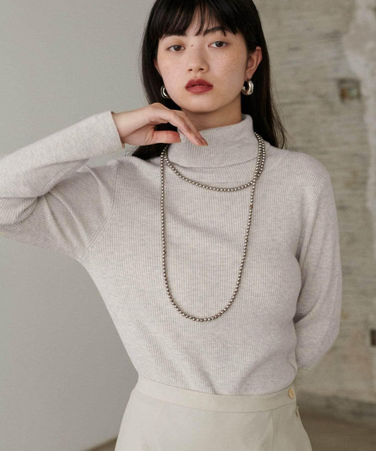 基礎羅紋高領衫