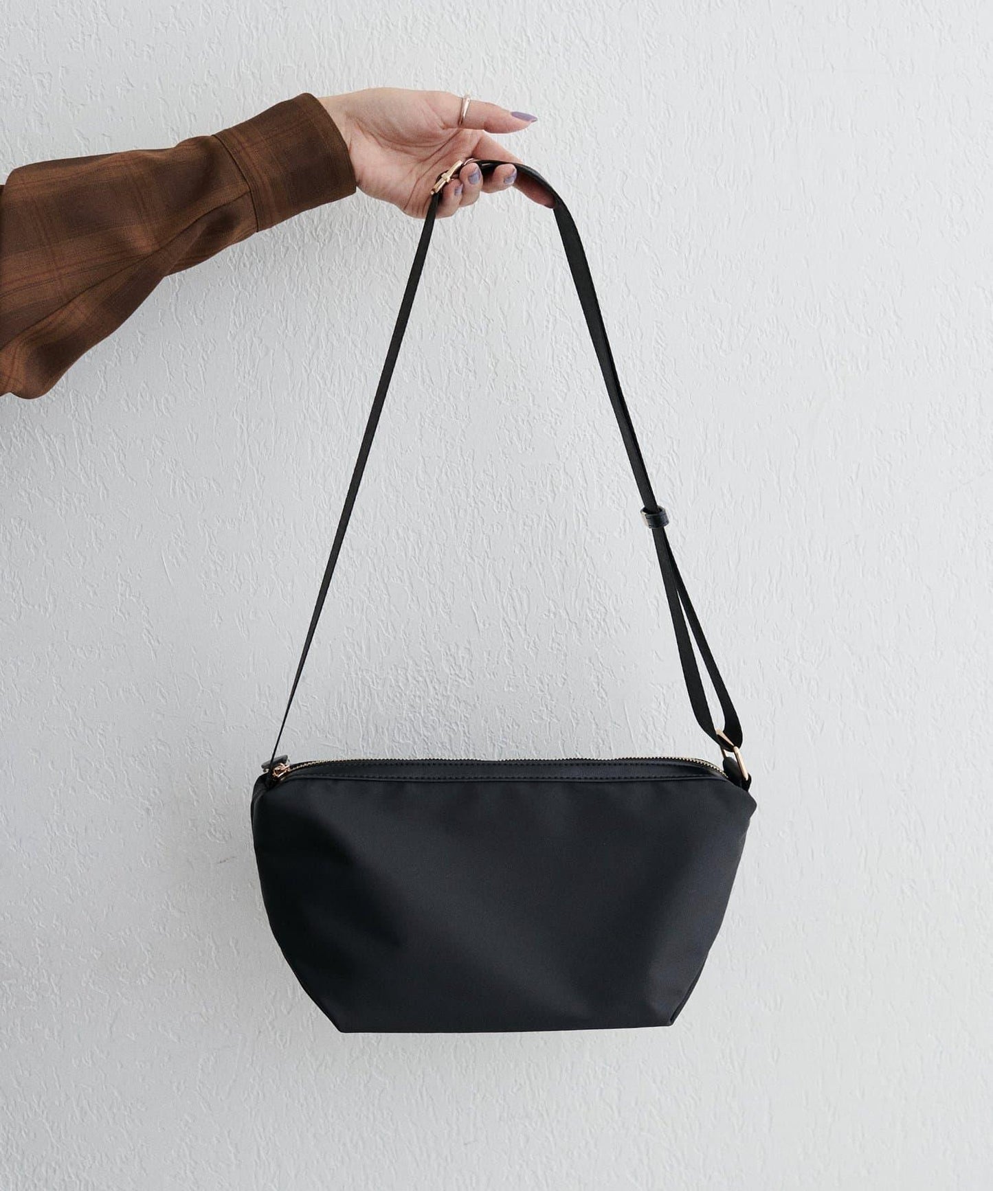 基礎款尼龍單肩包