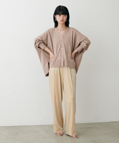 寬鬆蝙蝠袖針織開衫