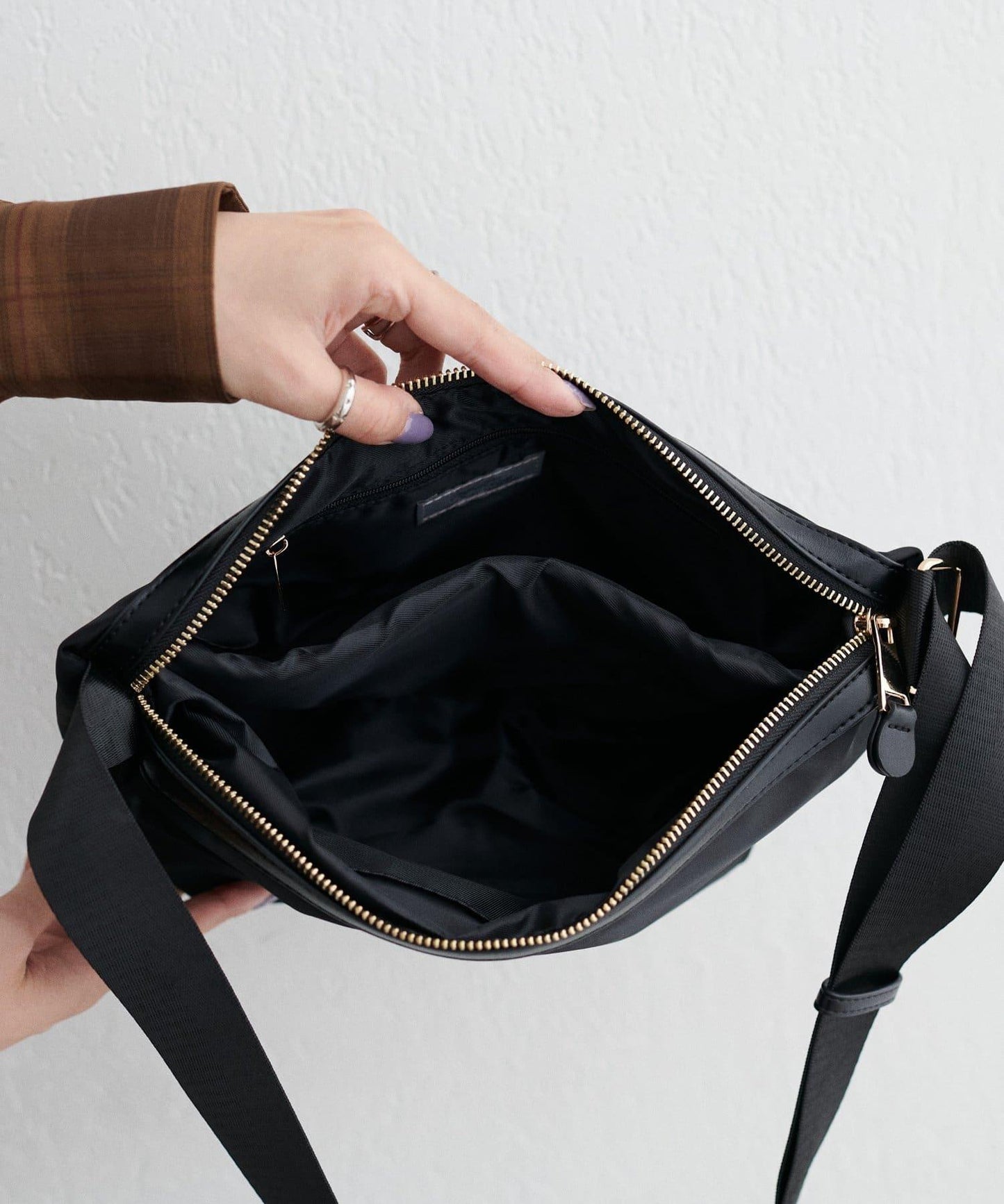 基礎款尼龍單肩包