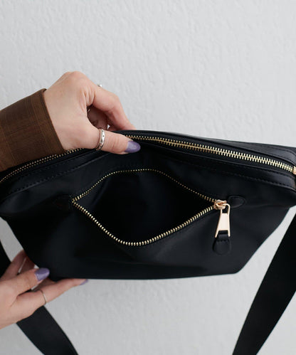 基礎款尼龍單肩包