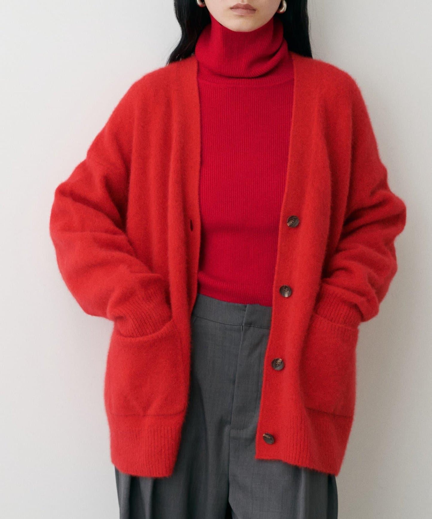 基礎羅紋高領衫