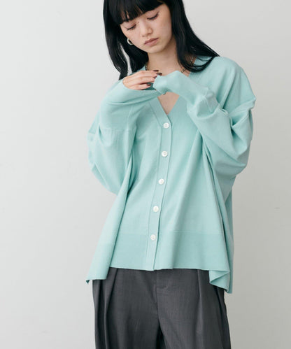 寬鬆蝙蝠袖針織開衫