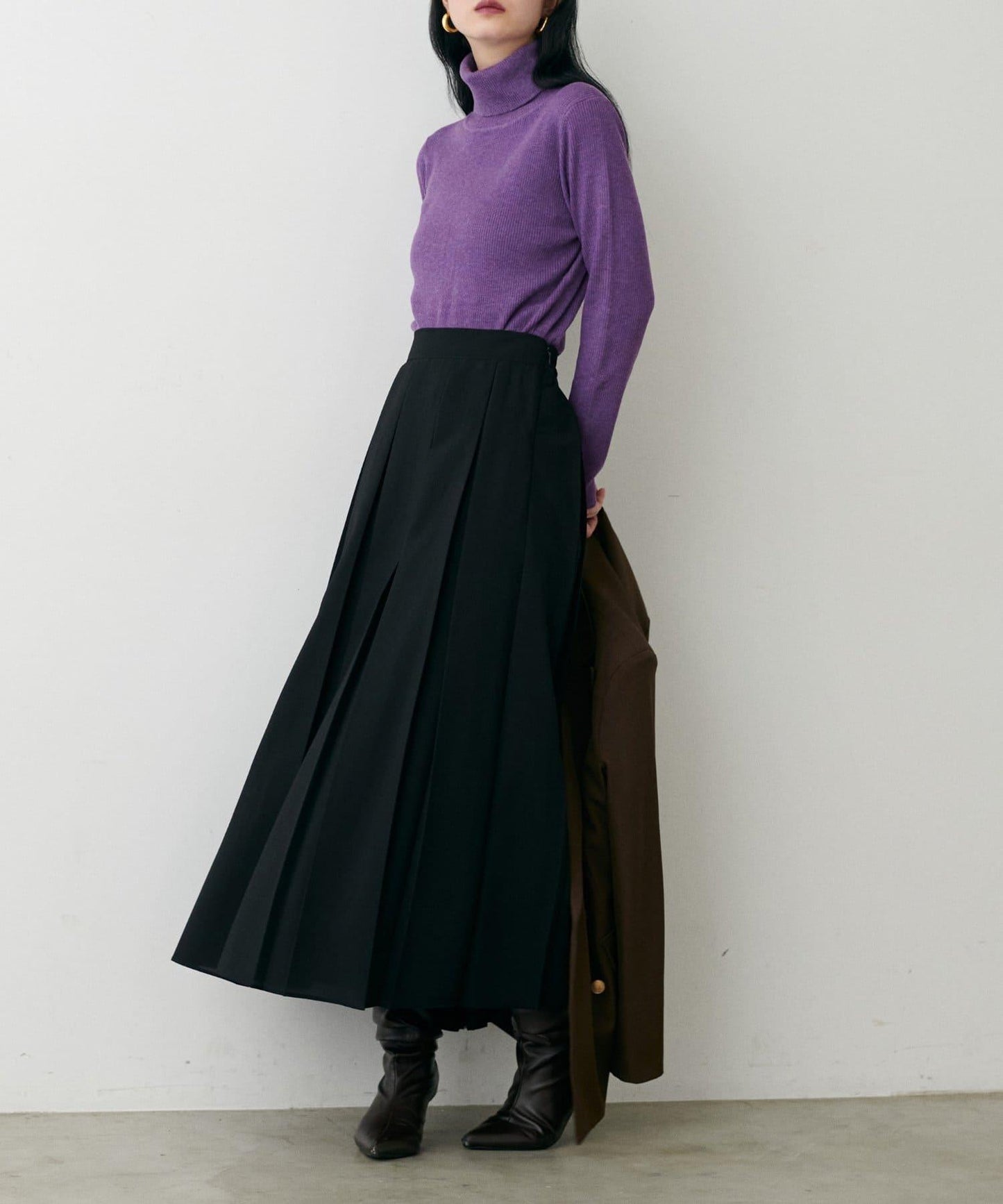 基礎羅紋高領衫