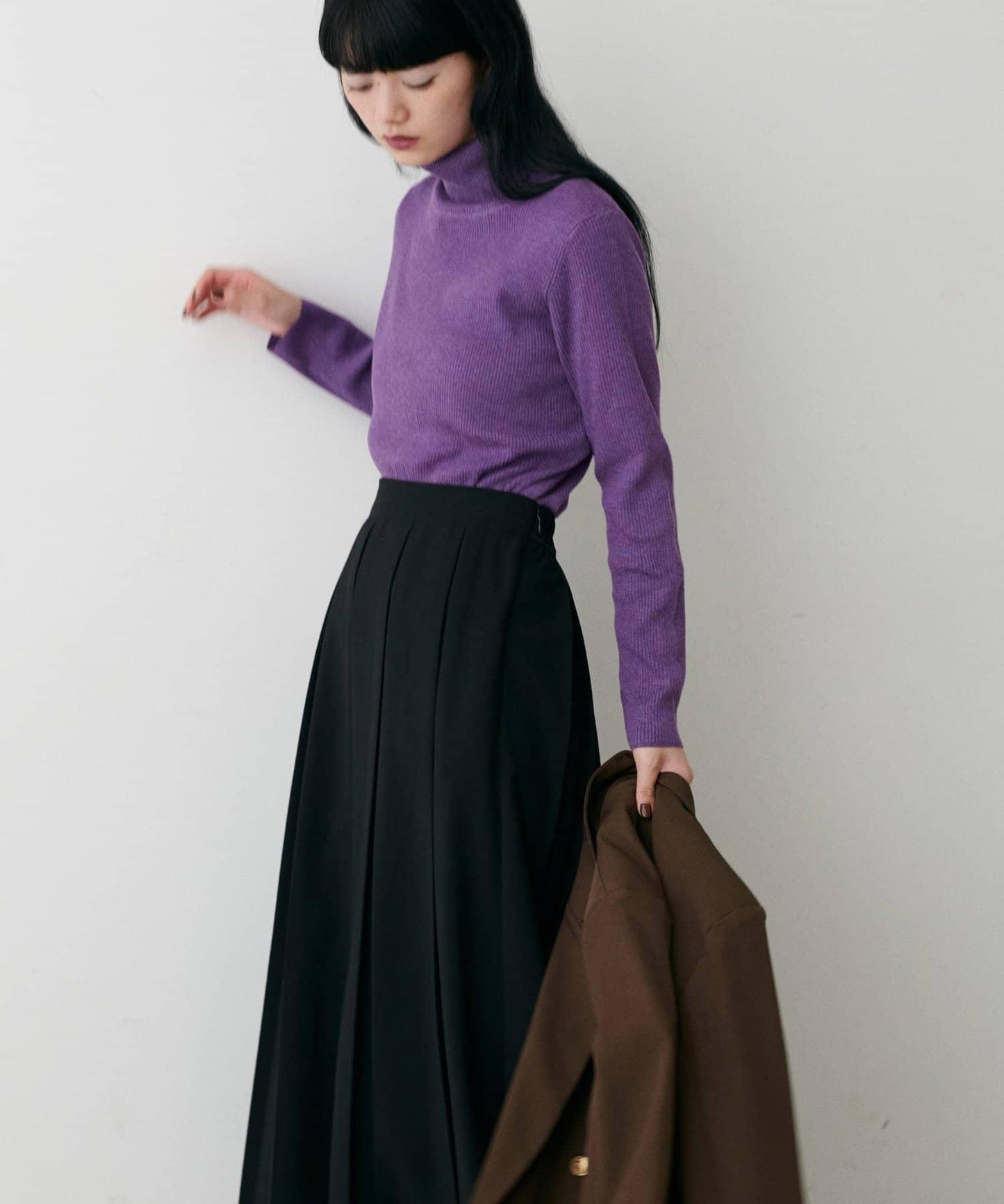 基礎羅紋高領衫