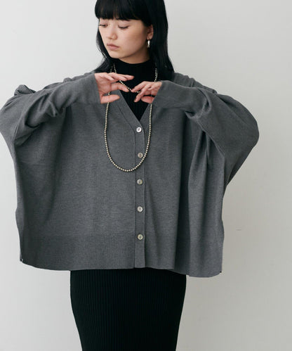 寬鬆蝙蝠袖針織開衫