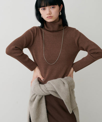 基礎羅紋高領衫