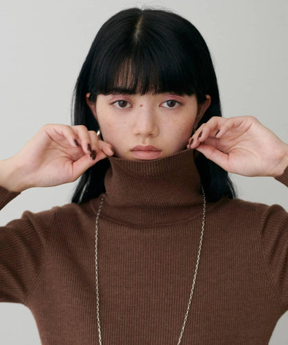 基礎羅紋高領衫