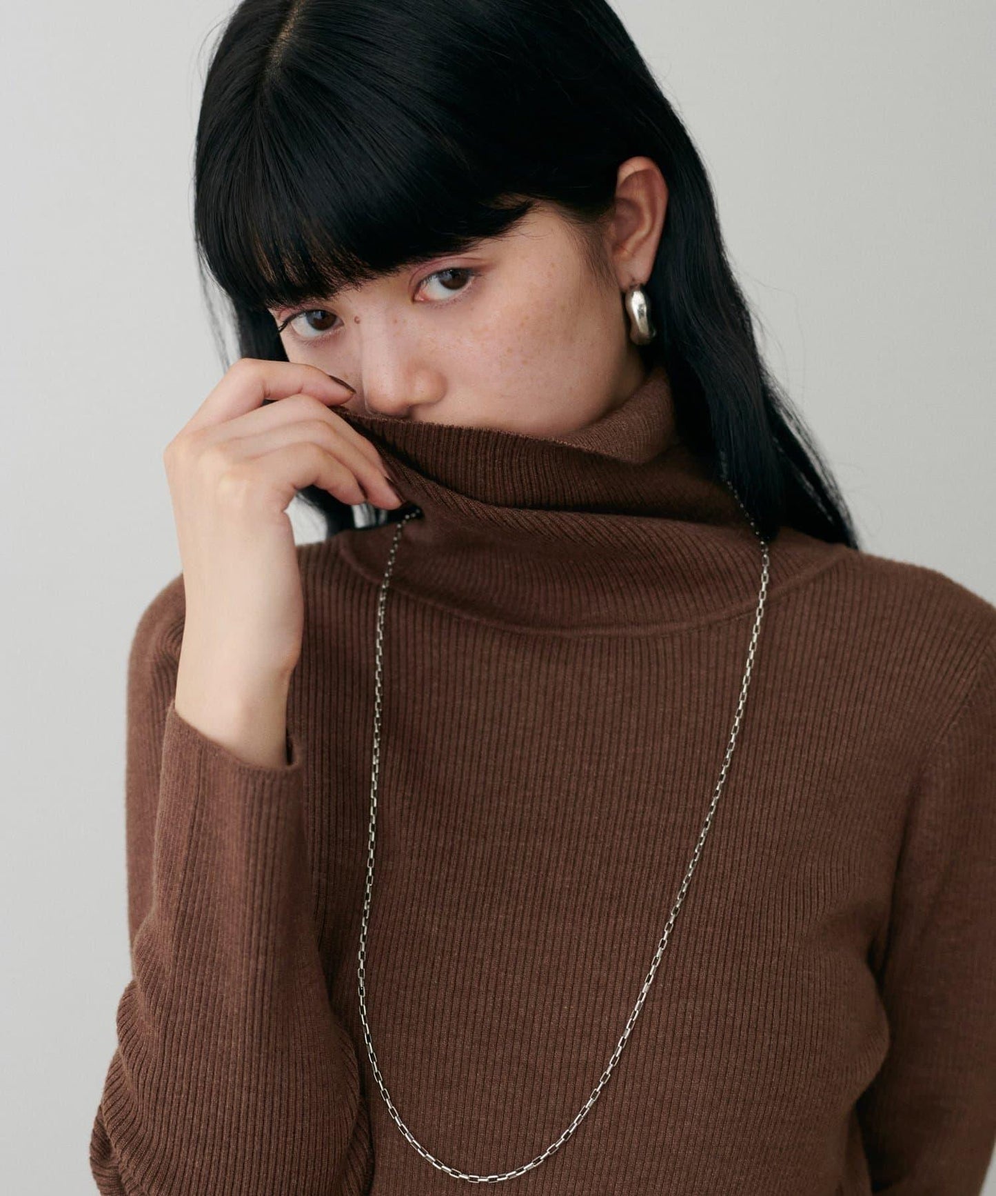 基礎羅紋高領衫